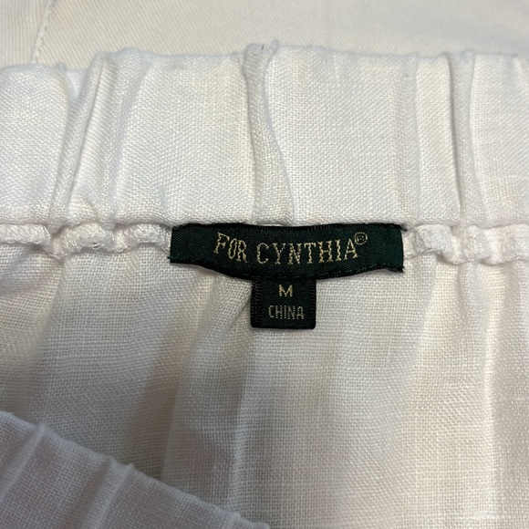 For Cynthia 100% linen skirt - Picture 3 of 4
